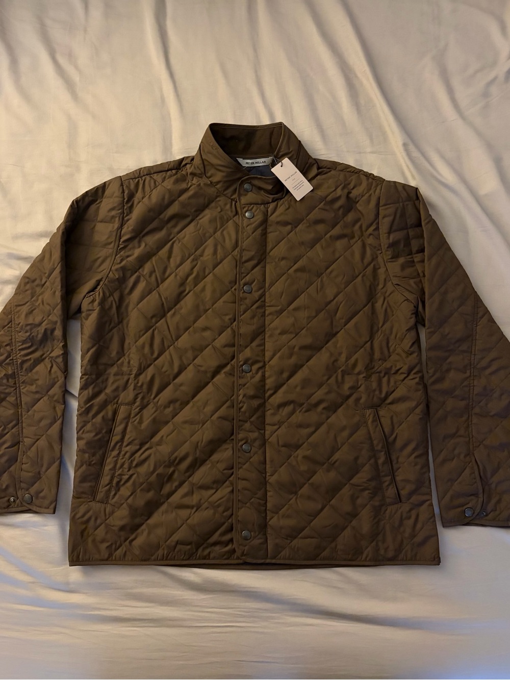 Peter Millar Suffolk Travel Coat | Men’s XL | Brown